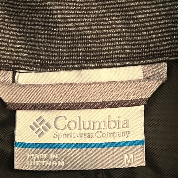 Columbia Gray/Black Full Zip Vest Women’s  Med - Picture 5 of 7